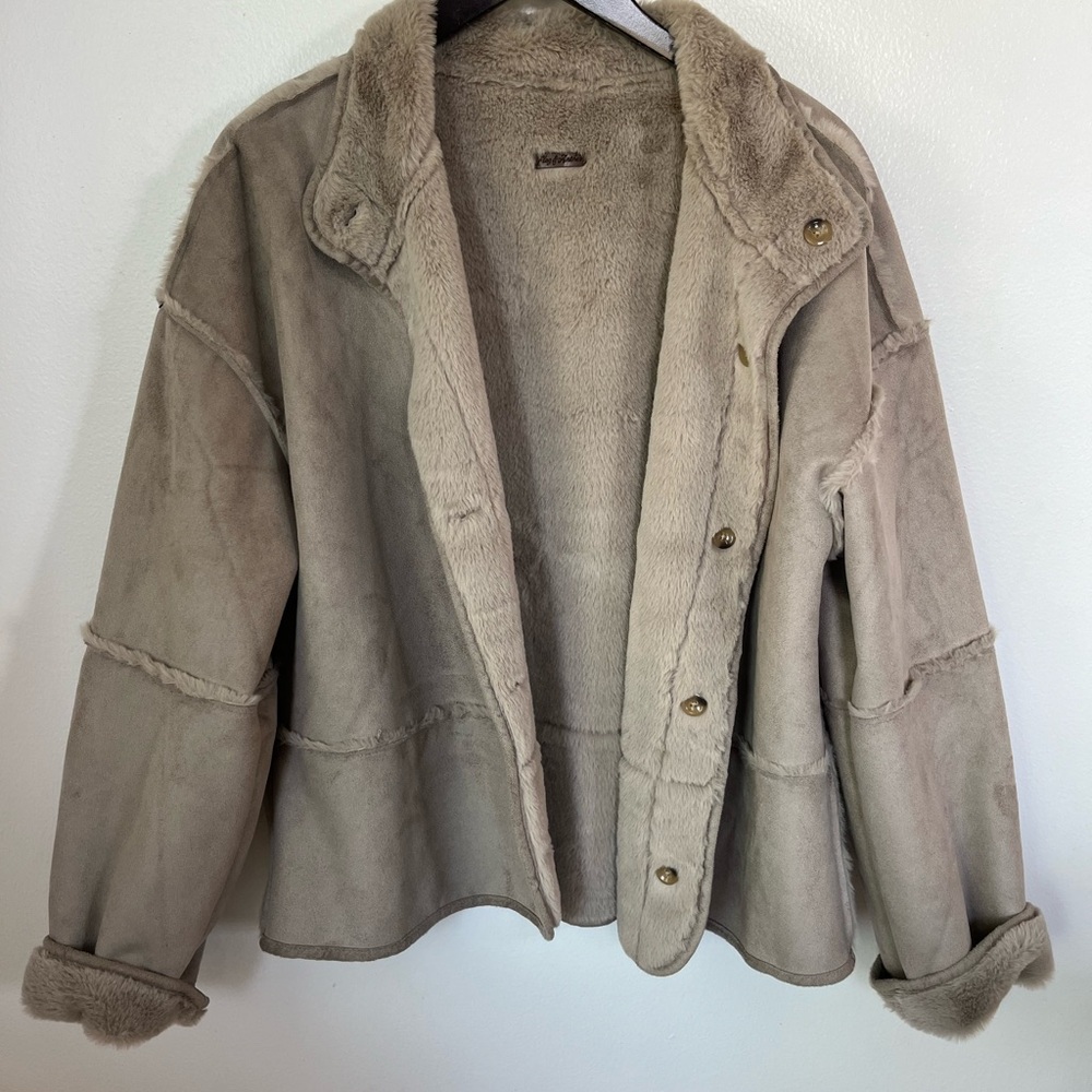 Cozy Beige Teddy Jacket